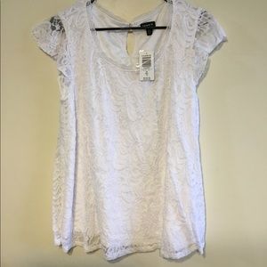 White lace top